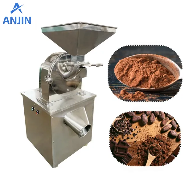 Automatic Cocoa Powder Grinding Machine Cocoa Pulverizer Cocoa Mill Grinder Powder Making Machine