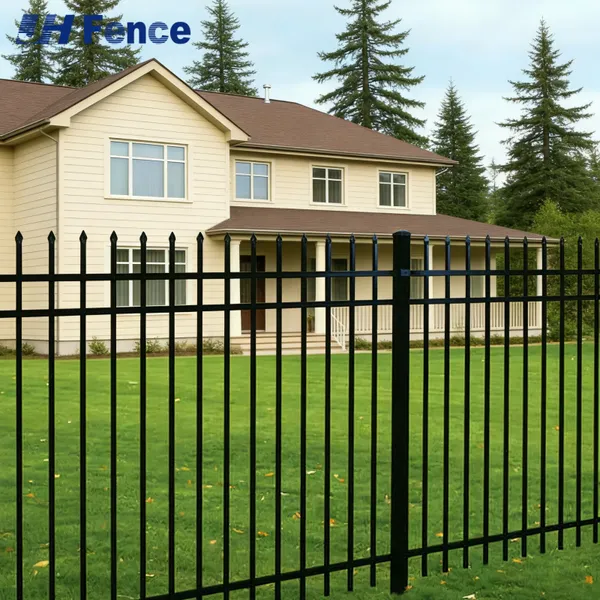 High-quality Classic Galvanized Steel Fence With Thickened Design in European Style Suitable for Garden Villas and Parks