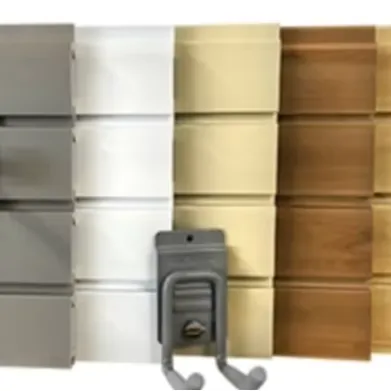 Durable Garage Wall Slatwall Pvc Storage Wall Tool Organizer Heavy Duty PVC Slatwall Panel for Garage System photo-2