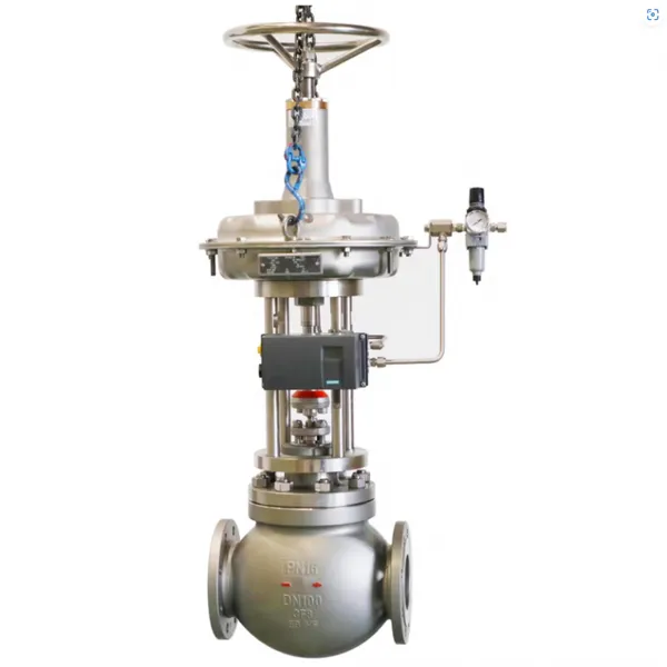 Stainless Steel Pressure Valve Electric Pneumatic Actuator Pressure Regulating Valve photo-3