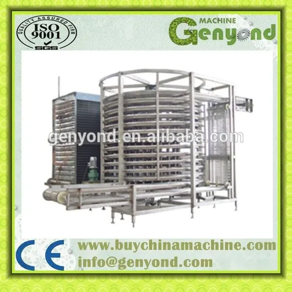 Factory IQF Quick Freezing Tunnel Frozen Fruit Vegetable Food Maker Flash Spiral Freezer Equipment Machine in China photo-2