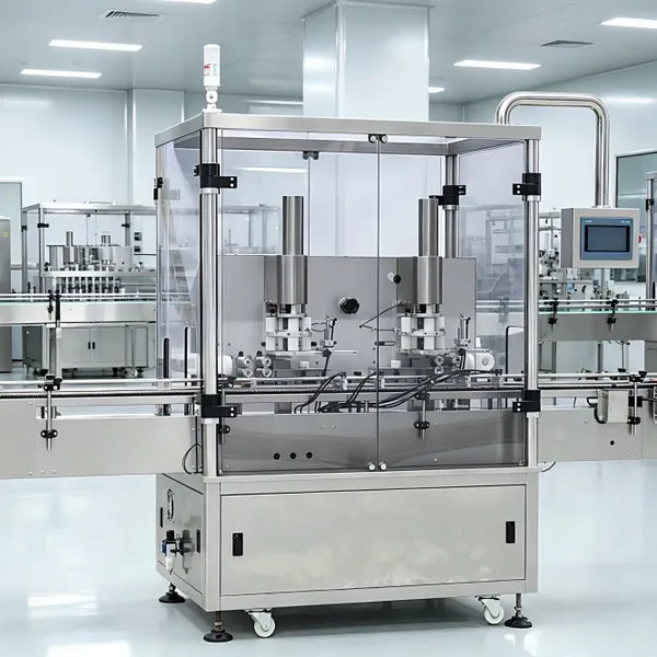 Stainless Steel Cotton Inserting Equipment With Safety Acrylic Cover for GMP Facilities photo-1