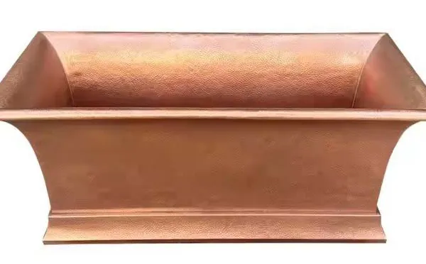 Handmade Pure Copper Bathtubs, Factory Direct Supply, Multiple Types, Customizable Bathtubs photo-2