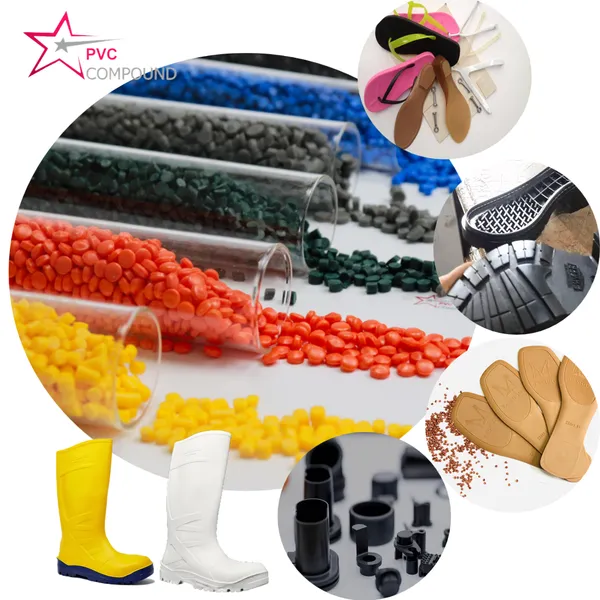 FDA Anti-Oil PVC Compound Pellets for Wellington Boots/Kids Shoes Food Industry photo-2