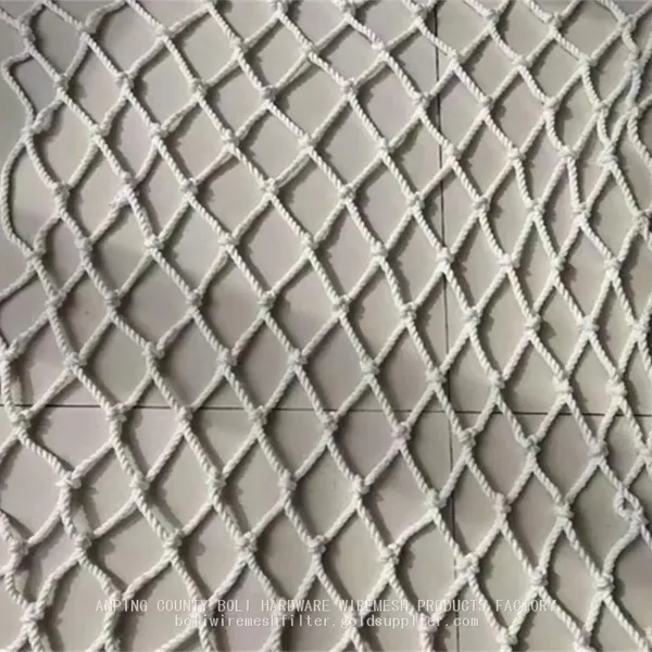 Hot Sale Heavy Duty Nylon PA PP PET PE Knotless Diamond Safety Net for Outdoor Fall Protection Playground BOLI