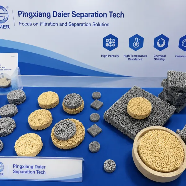Customized Ceramic Foam Filter for Molten Metal Filtration Applications