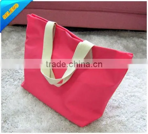 2012 Promotional Shining Candy Pink Summer Beach Shoulder Bag