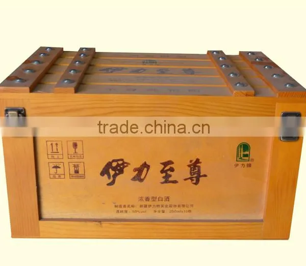 Pine Wood Wine Boxes,lightweight Wood Box