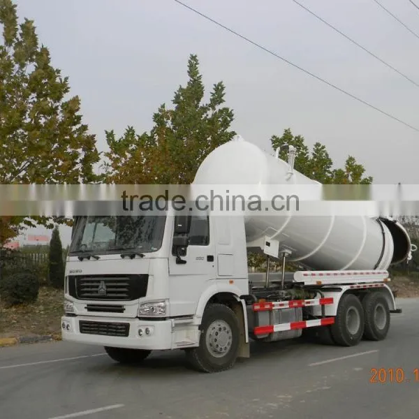 Sinotruk Hot Selling 6cbm-16CBM Sewage Suction Truck With Free Parts photo-6