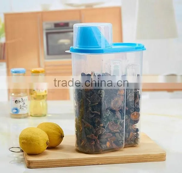 2016 Newest Simple Colorful Transparent Kitchen Tools Storage Jar photo-2