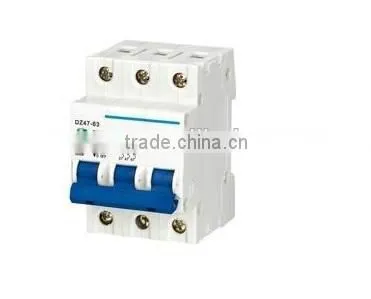MCB Circuit Breaker for DIN Rails,DZ47-63 MCB(New Type With Indicator) Mini Circuit Breaker photo-3