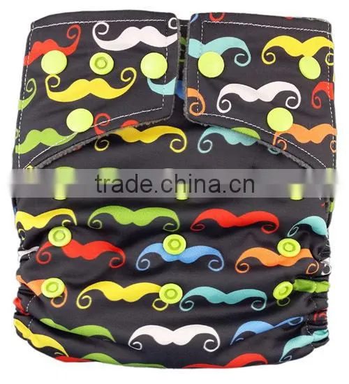 Washable Baby Diaper AIO Diapers With Bamboo Charcoal Innber photo-2