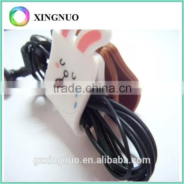 Silicone Cable Wire Organizer Bobbin Winder photo-3