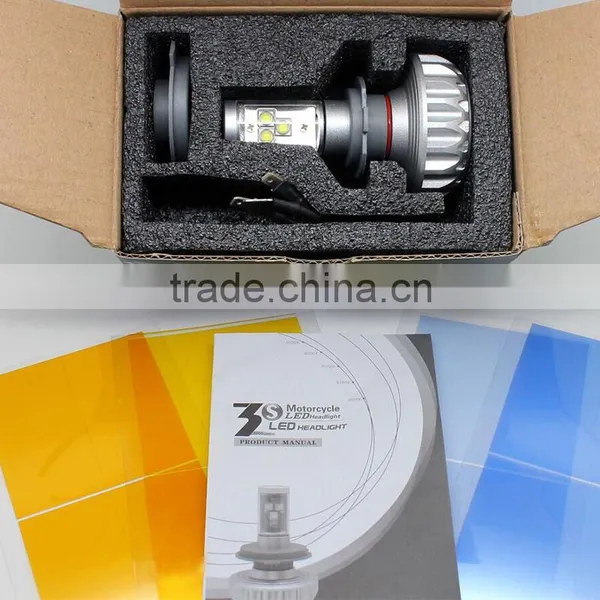 Five Changeable Colors Car Led Headlight 3S H11 3000K,4300K,6500K,8000K,10000K DIY Freely photo-5