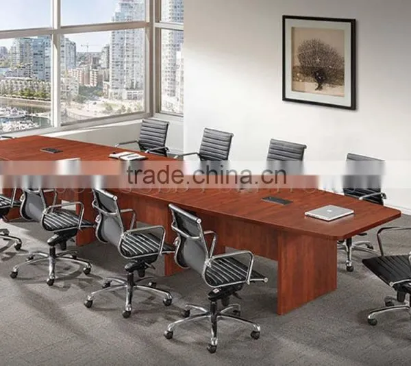 Modern Wood Meeting Table With Power Socket(SZ-MT038-1) photo-3
