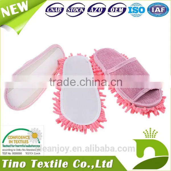 Detachable Microfiber Mop Slipper Customized Washable Cleaning Dusting Slippers photo-2