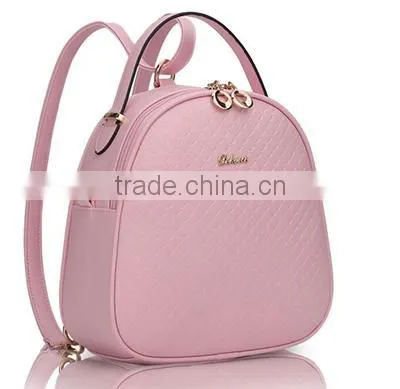 Chain Pattern Fashion Handbag New Leisure Girls PU Shoulder Backpack Bag photo-4
