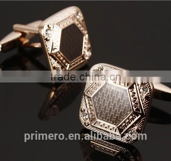 Jewelry Shirt Cufflink for Mens Brand Cuff Buttons Crystal Cuff Link High Quality Wedding photo-4