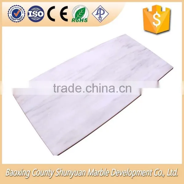 Oriental Design Polished Chinese White Marble Tiles for Border Flooring photo-4