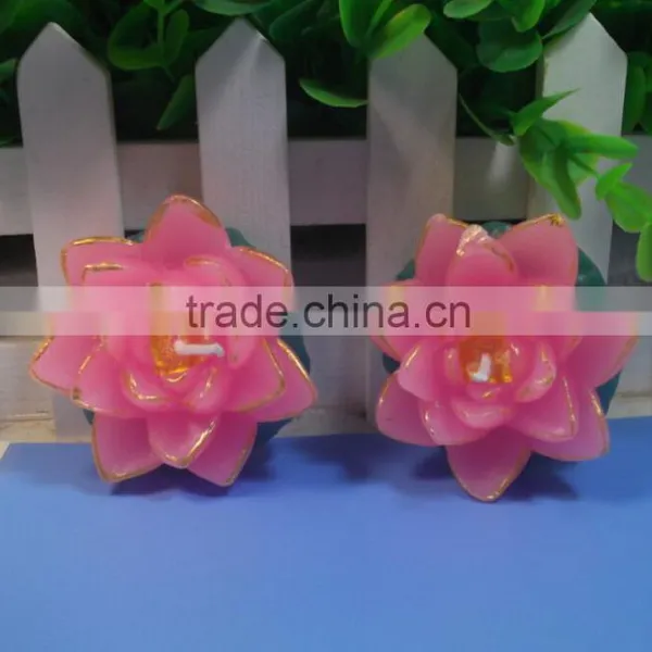 China Import Items Cheap Lotus Flower Candle For Decor Home photo-5