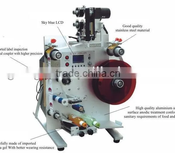 Semi automatic labeling machine (round bottle)