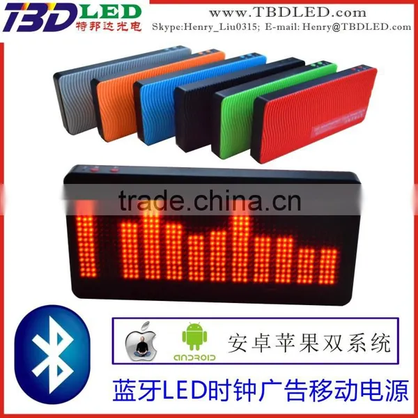 Power Bank LED Display Music Light Power Bank,power Bank With Bluetooth/Dual USB Power Bank,power Bank 10000mAh, photo-5