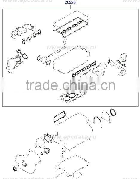 Gasket Kit-engine Set for Engine 2.5 VGT CRDI D4CB Diesel From Mobis Manufacture photo-2