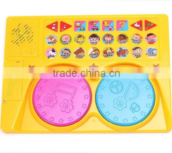 Plastic Double Drums for Little Kids Playing While Learning photo-4