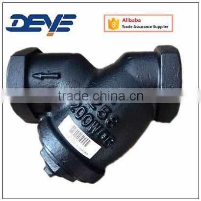 Threaded Ends 125S 200WOG Y-strainer With NPT BSP Hydraulic Oil Gas Water