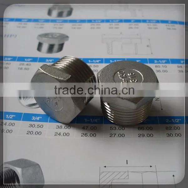 1" Stainless Steel Hexagon Plug photo-2