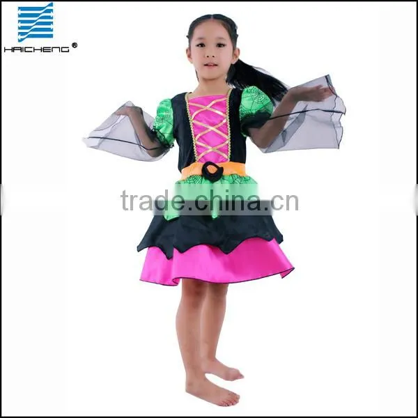 Halloween Carnival Girls Spider Witch Costume for Party photo-4