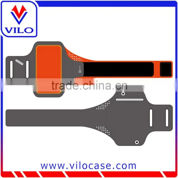 GYM Earphone Hole Jogging Sports Armband for Running photo-4