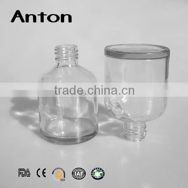 200ml 6oz Clear Aroma Reed Diffuser Glass Bottle With Stopper and Screw Cap photo-3