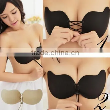 Sexy Women Strapless Backless Cleavage Enhancing Party Bra photo-2