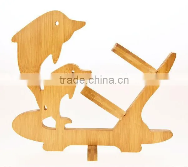 Alcohol Novelty Wine Wooden Bottle Holder