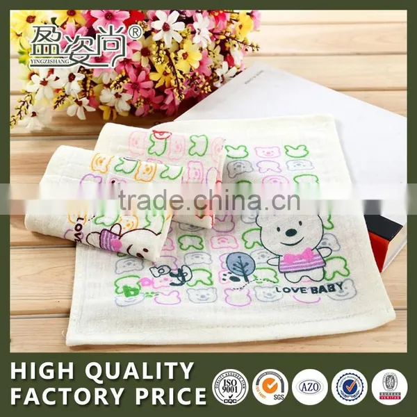 China Wholesale Beautiful Small Size Face Towels Fiber Children Cartoon Hand Towels With Flowers photo-3