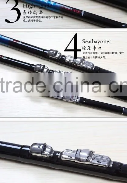 Los Angeles Fishing Rod Carbon Rock Fishing Rod 3.6/4.5/5.4/6.3 m photo-2