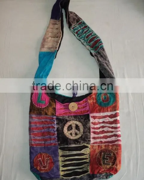 Hippie Shoulder Bags 2013 Patchwork Ethnic Nepali photo-3