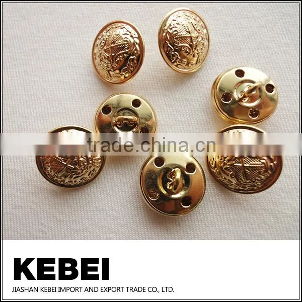 New Design Golden Buttons, One Hole Plastic Buttons for Jeans photo-4