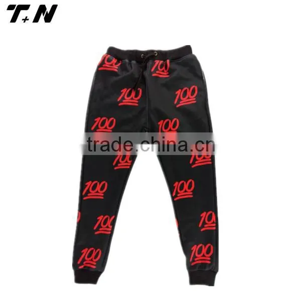 Wholesale Sublimation Printed Emoji Unisex Sweatpants photo-3