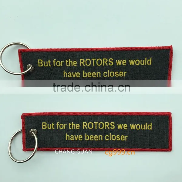 The Black Woven Label Key Ring photo-3