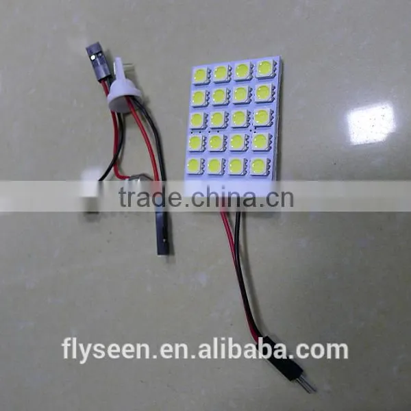 Car Interior Light Led Dome Light 20smd Led 5050 T10 Festoon Dome photo-2