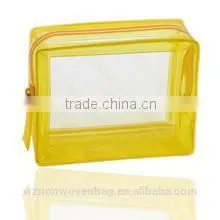 2016 Custom Clear Cosmetic PVC Carry Bag With Zipper