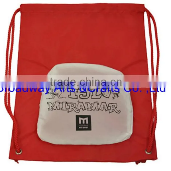 Custom Design Polyester Drawstring Bag With Your Own Logo photo-3