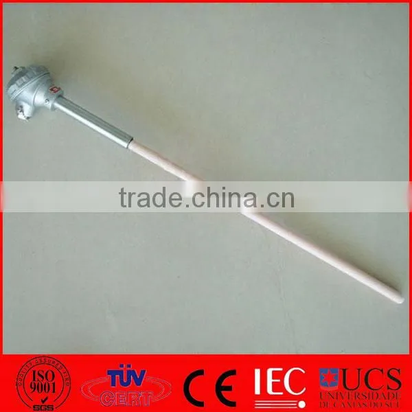 Ceramic Thermocouple Types S Temperature Sensors
