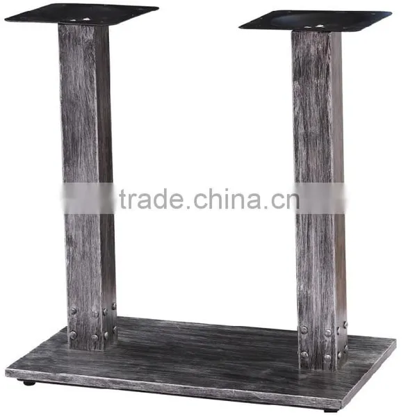 Industrial Style Round Cast Iron Metal Dining Table Base Leg With Many Colour photo-4