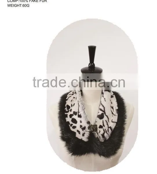 2015 Cheap New Design Fashion Women Fake Fur Scarf/shawl photo-2