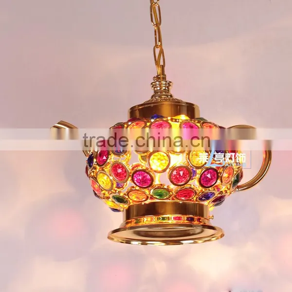 Mosaic Chandelier Moroccan Manufacturing Latern Decoration Lamp photo-2