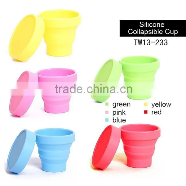 Healthy Life FDA Grade Silicone Folding Cup for Gift Collapsible Silicone Cup photo-2