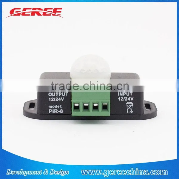 DC 12V-24V PIR Remote Switch Passive PIR-8 Infrared Controller for LED Strip Light photo-3